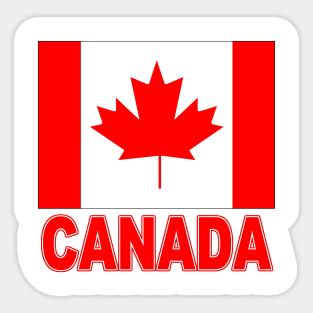 The Pride of Canada - Canadian Flag Design Sticker